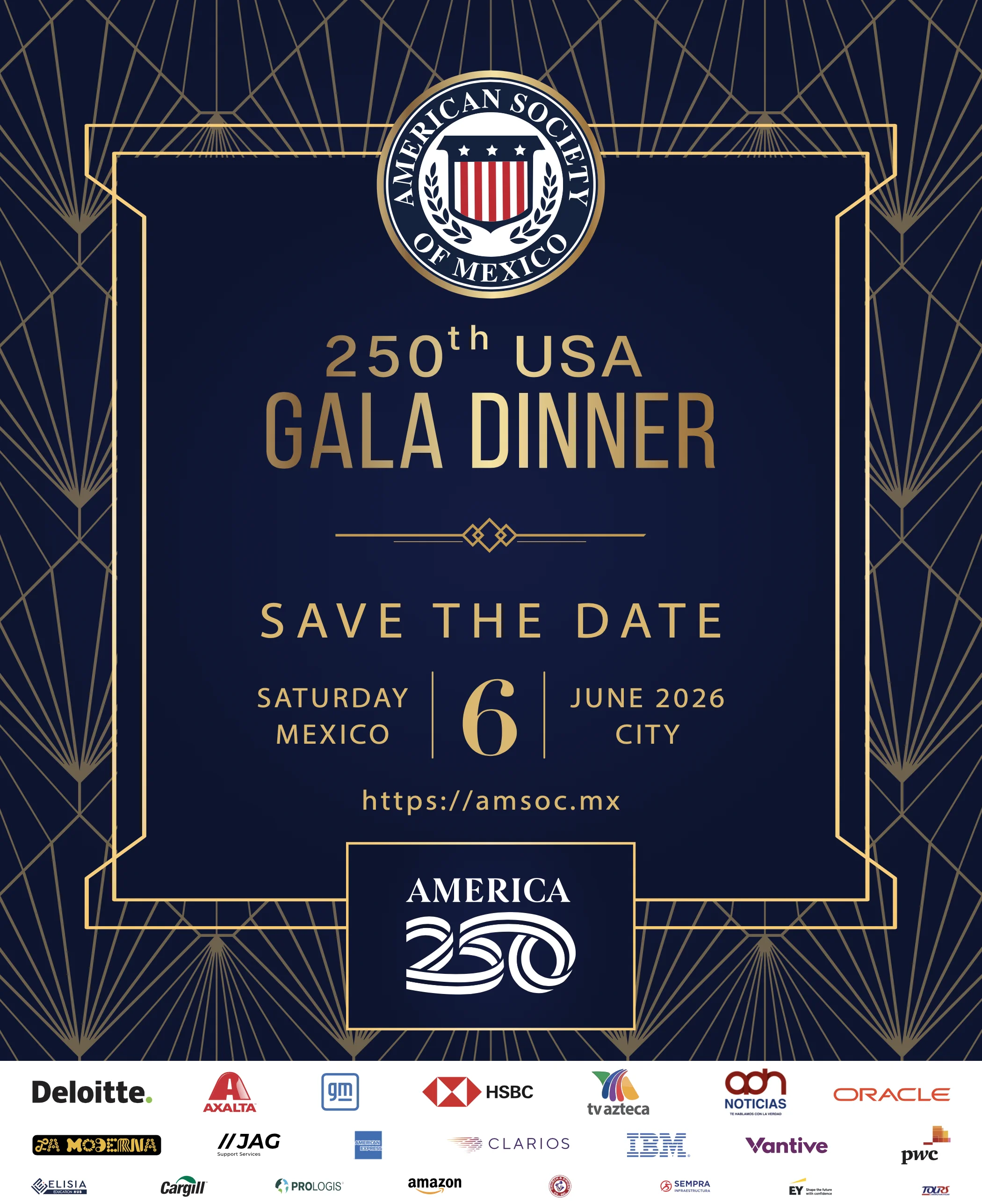 250th USA Gala Dinner — American Society of Mexico